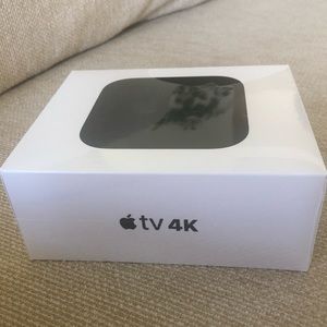 New with Tags, Apple TV 4K, 32 GB, Black